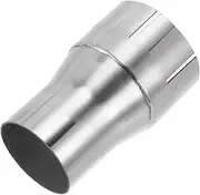 X AUTOHAUX 2"OD to 2.5"OD Mandrel Exhaust Bend Elbow Concentric Reducer T304 Stainless Steel Pipe Adapter 4 Inch Length Silver Tone