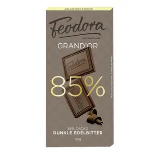 Feodora賭神巧克力85%/ 80g eslite誠品