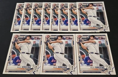 (11) RILEY GREENE RC 2021 Bowman #BP-4 Rookie TIGERS