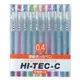 PILOT 0.4 HI-TEC-C 超細鋼珠筆(10色組)