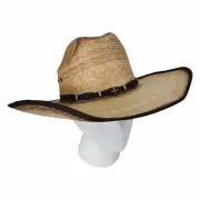 Cody James Ponderosa Straw Cowboy Hat S/M Men Women Palm Leaf Western Rodeo NEW