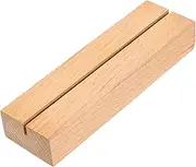 Wood Table Number Stand Wooden Place Card Holder for Tables Versatile Display for Photos Calendars and Cards Elegant Base with Slot