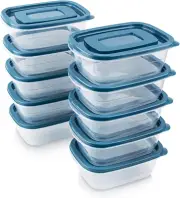 10PCS Food Storage Containers,Freezer Microwave Safe,Food Container Sets,Bpa Fre