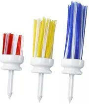 Generic 2X Brush Golf Tees Type Golf Tees Brush Type Golf Accessories Height Driver Training, Tee Outdoor Support Men Women Durable Golf Tee Brush Top