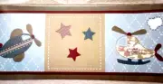 Baby Martex Pro Flyer Airplane Wall Border Pre-Pasted 10 Yd. Roll