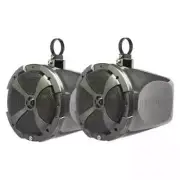 PowerBass XL-POD8SR 8" Short Range Coaxial Speaker Pods w/ Swivel Thin Mounts