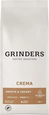 Grinders Crema Coffee Beans 1kg Fast & Free Shipping
