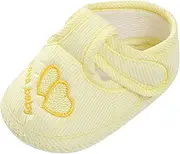 [JEUROT] Baby Boy Girl First Walking Shoes Cute Infant Crib Shoes Lightweight Slip On Sneakers Mary Jane Flats House Slippers