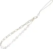 HOODANCOS Beaded Mobile Phone Charm Lanyard Stylish Wrist Strap for Phone Keychains DIY Decor for Women Prevents Loss Design for Personalization