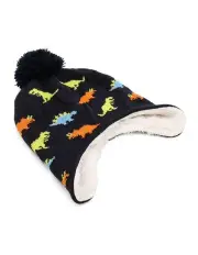 [Morgan & Taylor Mini] Noah Dino Beanie in Navy Blue