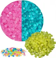 Glow Rocks, Decoration in the Dark Luminous Stones, 300 Pcs Glow Pebble for W...
