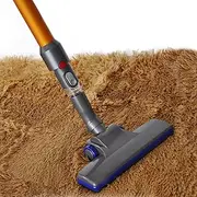 EZ SPARES Compatible with DYS V7 V8 V10 V11 Vacuum Cleaner Turbo Brush Head Higher Efficiency Light FlexibleBrush with Plastic Base with Electrostatic