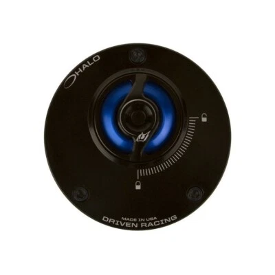 DRIVEN RACING HALO FUEL BASE & CAP - DUCATI 1098/S 2007-2008 - BLUE GAS CAP