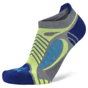 Balega Ultralight No Show Tab Socks Running US W 6-8/M 4.5-6.5 Grey Heather