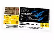 Custom stickers for Star Wars Set 7660 Naboo N-1 Starfighter with Vulture Droid