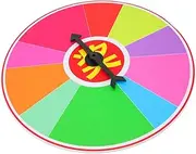 GARVALON Hanging Prize Wheel for Parties 40cm Portable Turntable Game Prop DIY Awards for Teaching Events