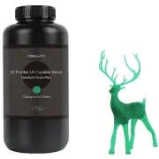 Creality Standard Rigid LCD UV Resin Transparent Green, 1KG, with Plastic Bottle