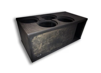 Gately Audio Subwoofer Enclosure 4 X 12" Sub Box 8.0 Cubic Feet Sub Up Port Back