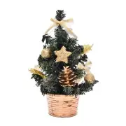 Mini Artificial Christmas Tree Small Xmas Tree with Light Tabletop Christmas