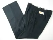 Vtg NOS NWT 1970's DAKS Poly Rayon Pants 38.5 x 34 Deadstock 70s Gray Leisure