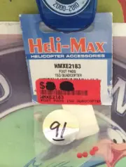 Heli-Max HMXE2183 Foot Pads 1SQ Quadcopter OriginalNewInPackage USA Shipped