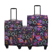 Tosca So Lite Suitcase Set of 3 - Paisley (Carry-on, Medium and Large)