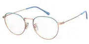 Polaroid PLD D396/G QWU Men's Glasses Gold Size 51 - Private Health Rebate - Blue Light Block Available