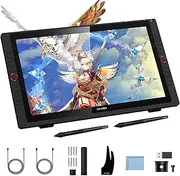 XP-PEN 22R Pro Drawing Monitor 21.5 Inch Pen Display Graphic Monitor IPS Monitor with Two Red Dial Wheels and 20 Express Keys Battery-Free Stylus Tilt Supported 88% NTSC (Adobe RGB≧90%，sRGB≧120%)