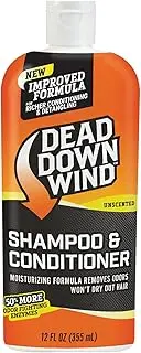 Dead Down Wind Shampoo & Conditioner 12 oz Unscented Hunting Scent Eliminators