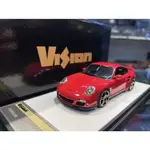 吉華科技@ 1/43 MAKEUP VM190D PORSCHE 911 (997) TURBO 2006 紅色