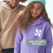 Kids Personalised Sport Hoodie Team Kit NAME & Initial Football Netball Soccer