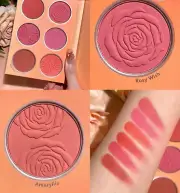 Sheglam FLORAL FLUSH Pressed Powder Blush Palette 6 Shades New & Authentic