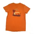 Macpac Womens Top Abel Tasman Organic Cotton T-shirt Size 10 New Orange