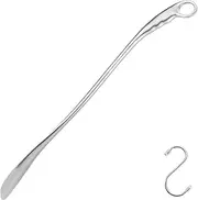[Wzyyee] 21/24/26" Long Handle Shoe Horn for Seniors Solid Metal Sturdy Metal Shoehorn Heavy Duty Shoe Spoon Boot Horns