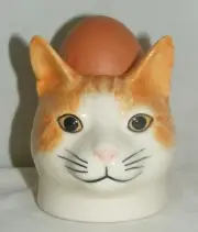 Quail Ceramics Moggie (Cat) Face Egg Cup "Squash" 568