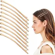 50 Gold Jumbo Bobby Pins Long Hair Pins for Women 3.34 Inch large bobby pins for thick hair, Reusable Non-Slip Pins for Long Updo Hair Style