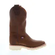 Double H Wooten Domestic Square Toe Roper 12" Mens Brown Work Boots