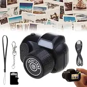 Keychain Camera, Mini Camera Keychain, 1080p Hd Mini Keychain Camera, Mini Camera Keychain That Works, Mini Digital Camera Keychain with Sd Card, OTG Upload to Phone or Computer (32G)