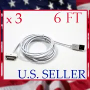 3X USB SYNC CHARGER CABLE IPOD TOUCH CLASSIC IPAD DOCK