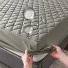Waterproof Mattress Protector Sheet – Fitted Bed Cover for Single Double Sizes