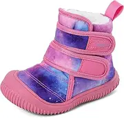[MASOCIO] Winter Shoes Baby Boots Boys Girls Toddler Winter Boots Plush Flat Rubber Non-Slip Size 19-27 EU, multicoloured, 26 EU