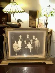 Antique Ornate Frame , Beautiful Free Standing 8x 10 Picture Perfect Condition !