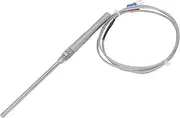 K Type Thermocouple Probe 5x100mm M8 Thread Temperature Sensor Probe 304 Stainless Steel Type K Thermocouple, 0 To 400 °C(1m)