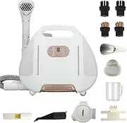 Rolling Carpet Spot and Upholstery Cleaner Self-Cleaning Electric Furniture Cleaner with Stean and Vacuum Nozzles Digital Screen Detachable Water Tank Portable Handle Hose and Wire