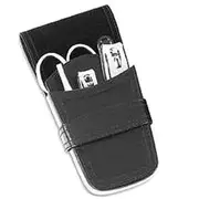 [Comoy] M10 5pc Manicure Set (Black/Chrome)