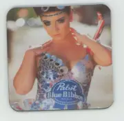 Pabst Blue Ribbon Beer COASTER - Sexy Girl in Aluminum Can Swim Suit