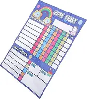 BCOATH Chart for Magnetic Behavior Planner Reward Chart for Boys Safe Material Easy Viewing Fridge Fun Incentives for Positive Behavior