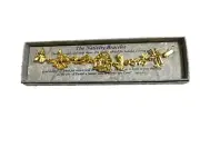 The Nativity Manger Scene Bracelet Unbranded In The Original Box Gold Color NIB
