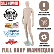 NEW Full Body Mannequin Shop Stall Retailer Manequin Dressmaking Clothes Display