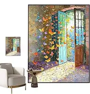 Gem Art Butterfly - Gem Painting Jewel Art Butterfly Painting - Jewel Art Kit, Gem Art Paintings Kit for Home, Wall Decor, Beginner, Living Room, Bedroom, Offices
